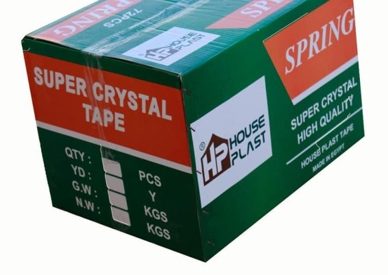 سلوتيب كريستال اتش بي Crystal HP Clear Tape ارخص سلوتيب كريستال للمصانع للتغليف اليدوي والاتوماتيك
