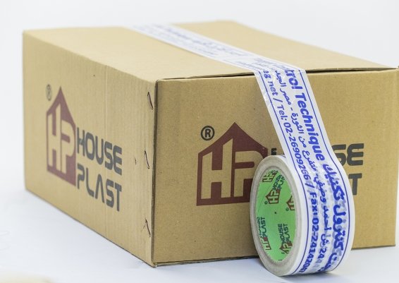 سلوتيب مطبوع للمصانع باسم  نشاطك التجاري الطباعة علي السلوتيب سلوتيب مطبوع Adhesive Printed Tape  