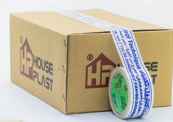 احدث ماكينات الطباعه علي السلوتيب سلوتيب مطبوع Adhesive Printe Tapeطباعه السولتيب سلوتيب هاوس بلاست 