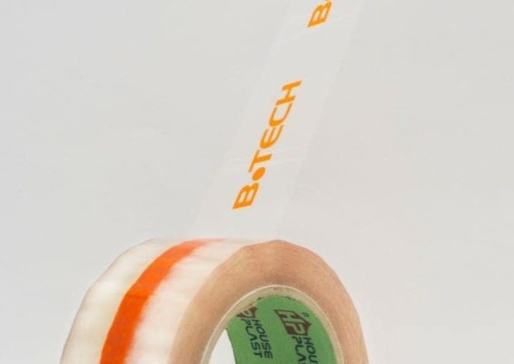 سلوتيب مطبوع Printed Tape للمصانع اطبع اسمك وشعارك علي اقوي سلوتيب شفاف والوان