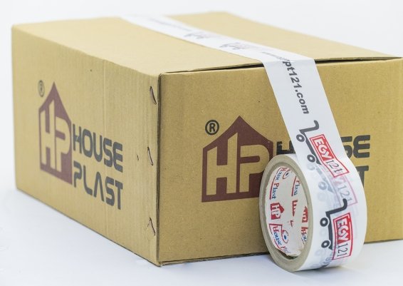 سلوتيب مطبوع Adhesive Printed Tape  سلوتيب مطبوع الوان وشفاف  بشعار مصنعك او بلوجو شركتك الخاصة