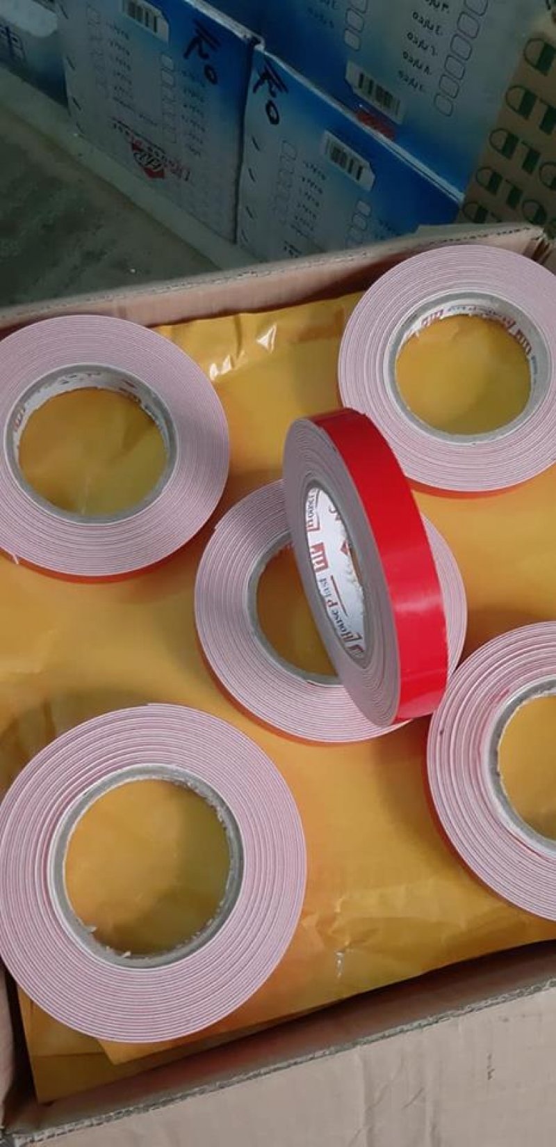 مواد لاصقه وبكر لاصق دبل فيس