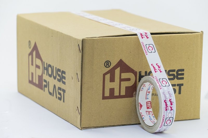 مصنع هاوس بلاست العلا مه التجاريه HP للمواد ذاتيه اللصق بكره لصق مطبوع باسم مصنعك