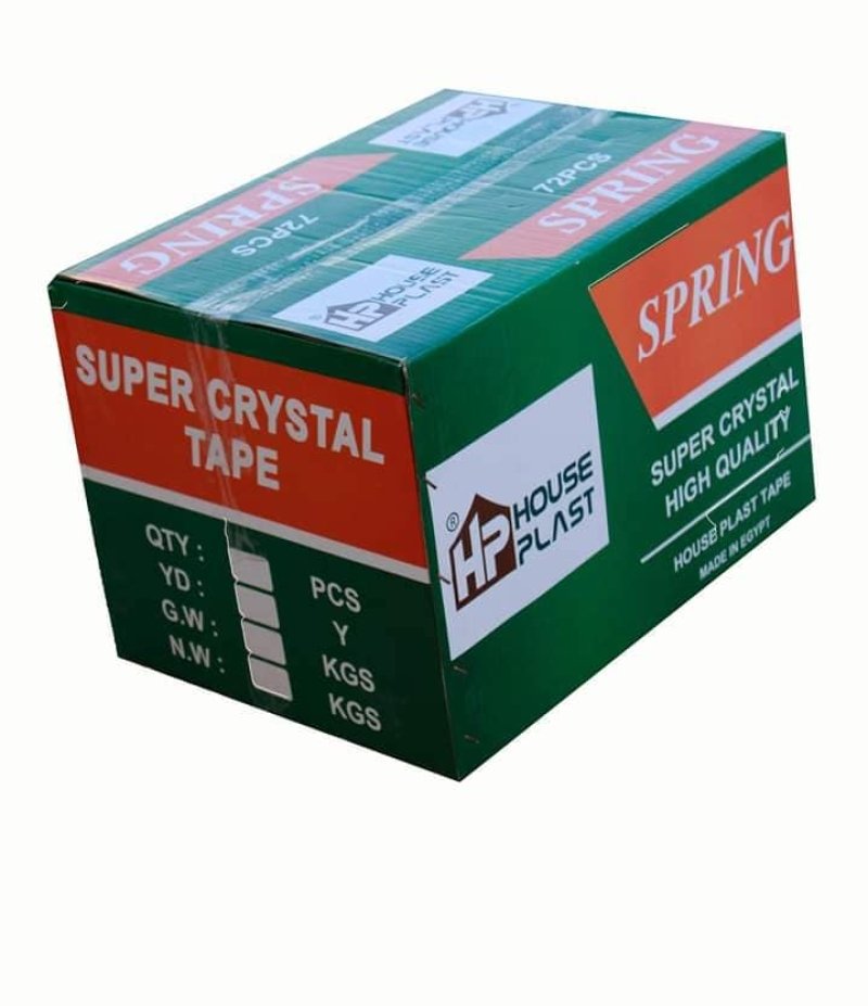 سلوتيب كريستال Crystal Adhesive Tapeمصنع سلوتيب كريستال هاوس بلاست اتش بيHP