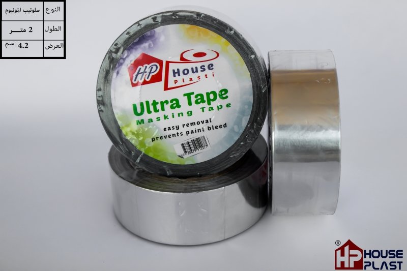 سلوتيب  الفويل الومنيوم شريط مصنع من الالمونيوم ذاتي الاصق قوه لصق جباره ضد التاكل والتقشير ضد الماء