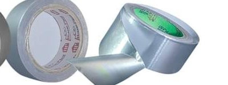 سلوتيب المونيوم فويل Adhesive tape almunium  شريط لاصق المونيوم فويل